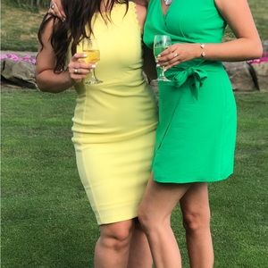 Yellow Calvin Klein Dress